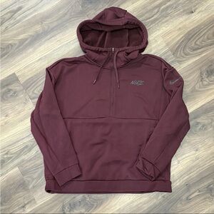 Nike Burgundy Pullover Hoodie